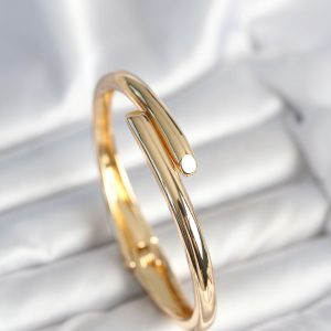 Pirinç Gold Renk Kadın Kelepçe Bileklik