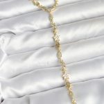 Pirinç Gold Renk Kadın Manifest Kolye