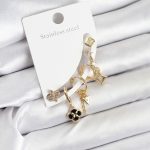 Pirinç Gold Renk Kadın Set Küpe