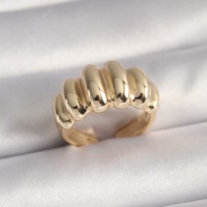 Pirinç Gold Renk Kadın Yüzük