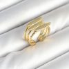 Pirinç Gold Renk Vİntage Model Kadın Yüzük