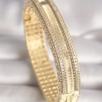 Pirinç Gold Renk Zirkon Taşlı Bileklik