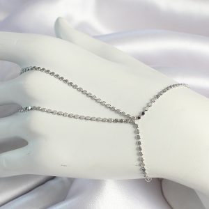 Pirinç Gümüş Renk Ezme Zincirli Şahmeran