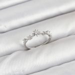 Pirinç Gümüş Renk Manifest Kadın Yüzük