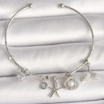 Pirinç Gümüş Renk Sallantı Zirkon Taşlı Deniz Yıldız Figür Balık Kuyruğu Detay Charm Kadın Bileklik