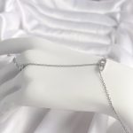 Pirinç Gümüş Renk Zirkon Taşlı Messika Model Kadın Şahmeran