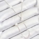 Pirinç İnci Figürlü Y Model Gümüş Renk Kadın Kolye