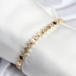 Pirinç VIP Seri Gold Renk Petek Model Kadın Bileklik