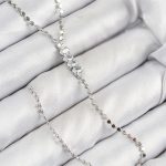 Pirinç Zirkon Taşlı Ezme Zincirli Model Gümüş Renk Y Kolye