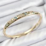 Pirinç Zirkon Taşlı Kelebek Model Gold Renk Kadın Kelepçe