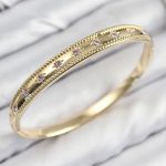 Pirinç Zirkon Taşlı Kutup Yıldızı Model Gold Renk Kadın Kelepçe