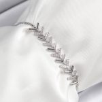 Pirinç Zirkon Taşlı Sıralı Ok Model Gümüş Renk Asansörlü Kadın Bileklik