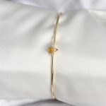 Sinek Figürlü Gold Renk Pirinç Kadın Bileklik