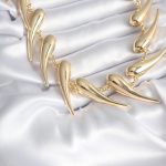 VIP Seri Özel Tasarım Gold Renk Kadın Kolye