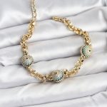 Xuping VIP Nazarlı Gold Renk Bileklik