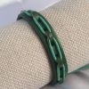 Yeşil Renk Deri İpli Erkek Bileklik