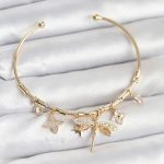 Yusufçuk Charmlı Gold Renk Pirinç Kadın Bileklik