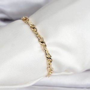 14K Gold Renk Kaplama Zincir Model CM Kadın Bileklik