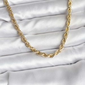 14K Gold Renk Kaplama Burgu Model CM Kadın Kolye