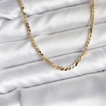 14K Gold Renk Kaplama Ezme Yılan Zincir Model CM Kadın Kolye