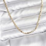 14K Gold Renk Kaplama Ezme Zincir Model CM Kadın Kolye