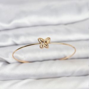 Kelebek Model Gold Renk Bileklik