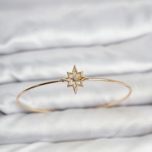 Kutup Yıldızı Model Gold Renk Bileklik