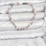 Kare Zirkon Taşlı Gümüş Renk Kadın Bileklik