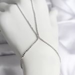 316L Çelik Gümüş Renk Ezme Zincir Model Kadın Şahmeran