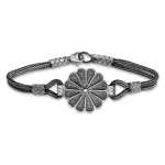 Gümüş Oksitli Papatya Kazaziye Bileklik