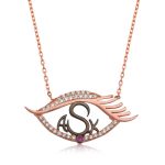 Gümüş Gözümde Aşk Kolye