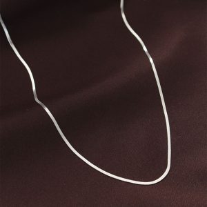 Çelik Gümüş Renk 60 cm İnce İtalyan Zincir Kolye