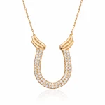 Gümüş Nal Bayan Kolye