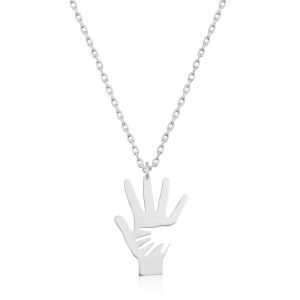 Gümüş Bayan El Kolye