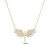 Gümüş Gold Mikail Meleği Bayan Kolye