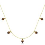 Gümüş Gold Uğur Böceği Şans Kadın Kolye