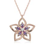 ​Gümüş Rose Çiçek Kadın Kolye