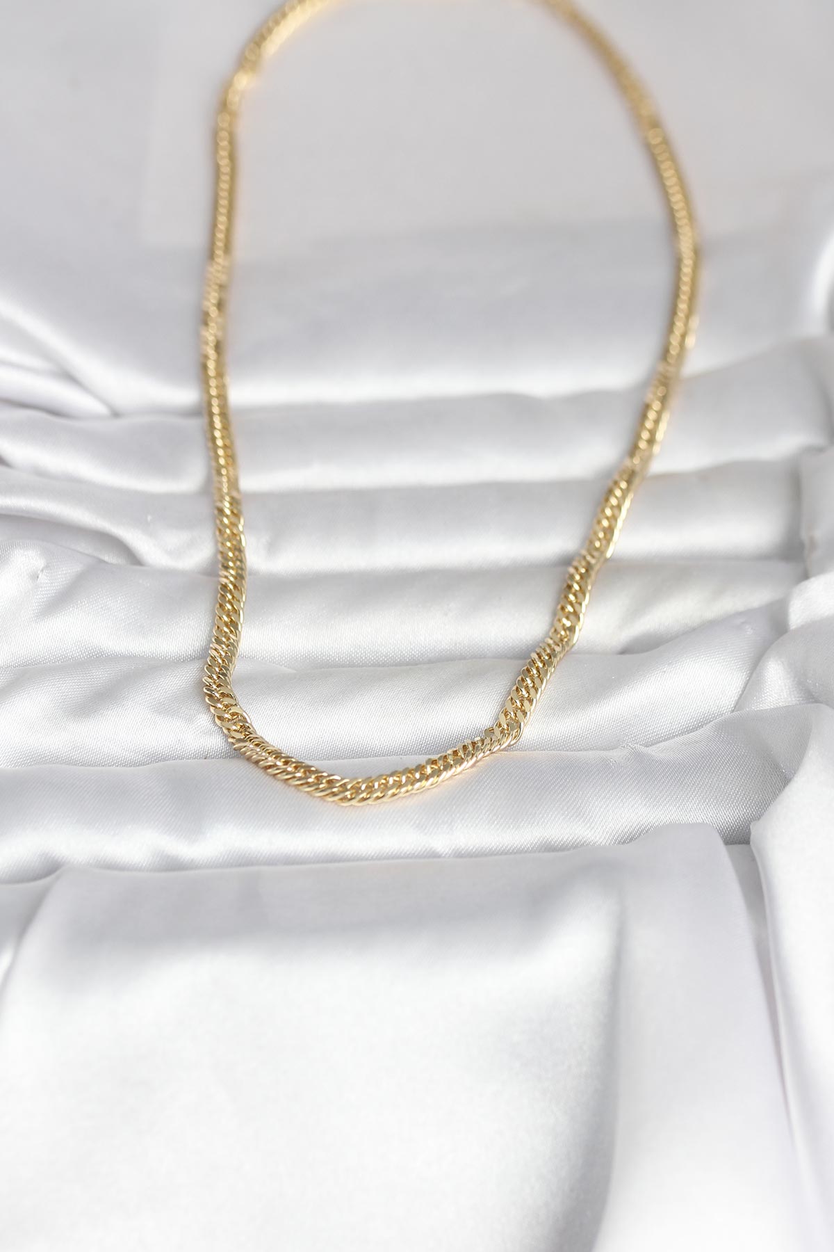 CM 14K Gold Renk Zincir Model 45 cm Kadın Kolye