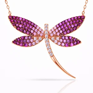 Gümüş Rose Yusufçuk Kadın Kolye